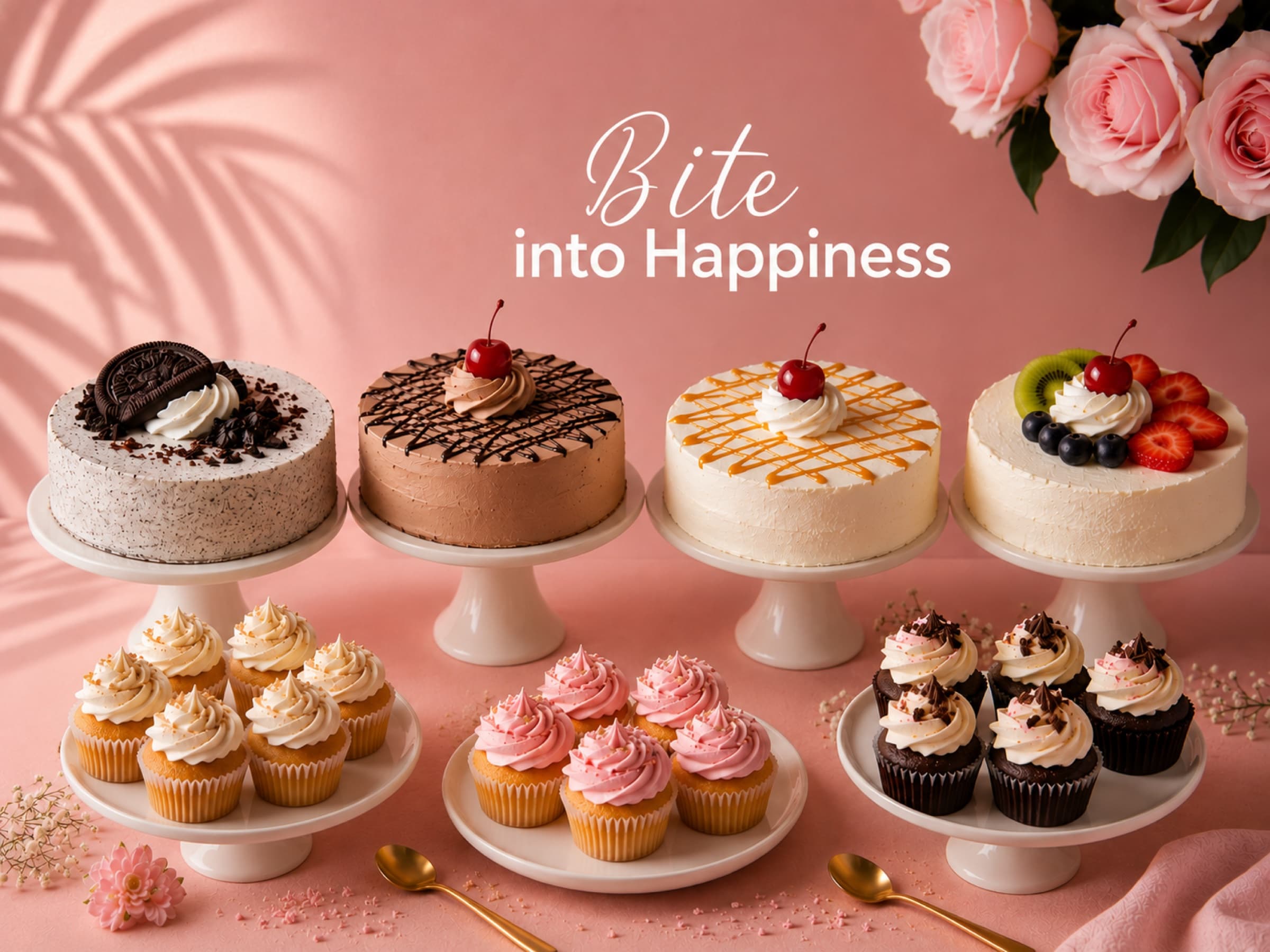 Custom celebration cakes and cupcakes made fresh at Lorena's Bakery